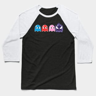 Arcade Ghosts Baseball T-Shirt